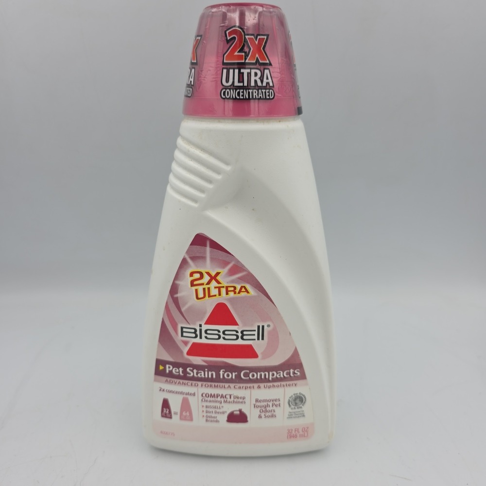BISSELL 2X Ultra Pet Stain Compact Deep Carpet Cleaning Machine Formula 32oz